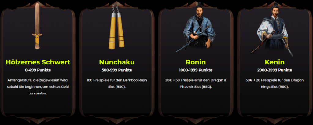 Spin Samurai Casino bonus