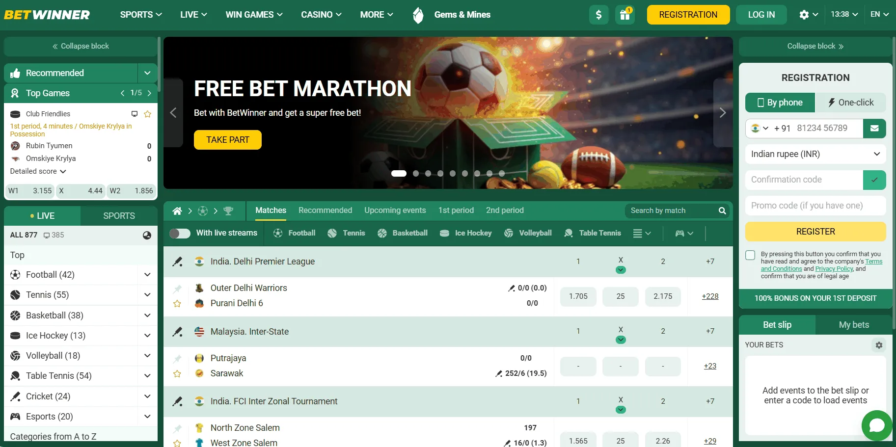 BetWinner Online Gambling Website BetWinner Homepage