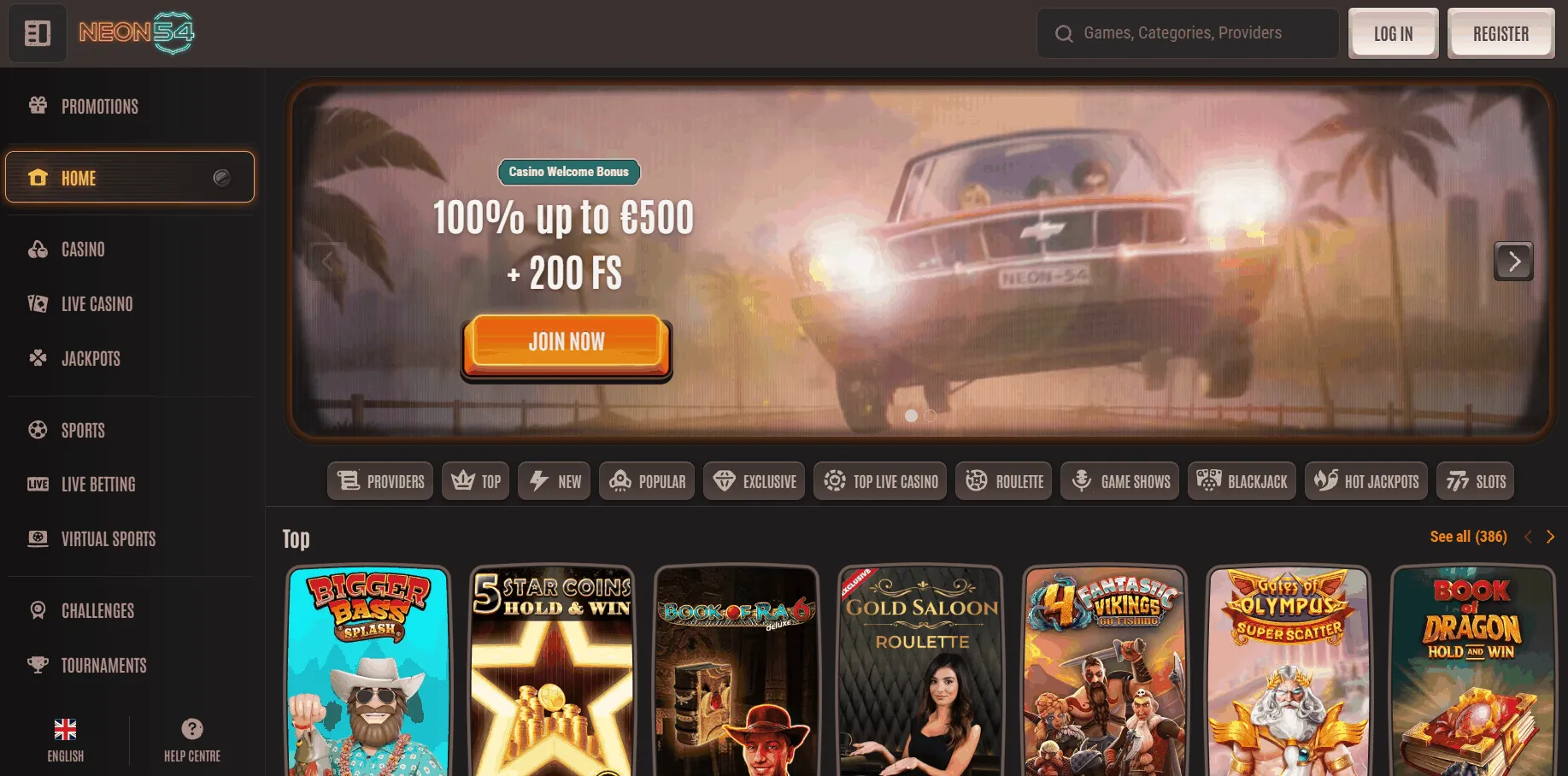 Neon54 Gambling Site Neon54 Irish Gambling Site