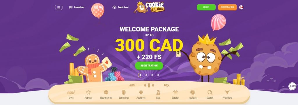 PlayAmo Main Page Cookie Welcome Package 1024X363