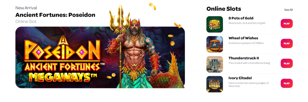 PlayAmo Game Lobby Spin Casino Online Slots 1024X339