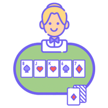 Play Holdem in live casinos with Citeulike Holdem table with live dealer