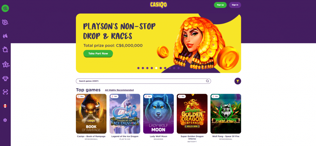 Casiqo casino 6 1024x474 Casiqo Casino