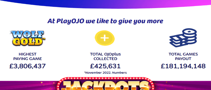 Playojo casino 3 PlayOjo Casino