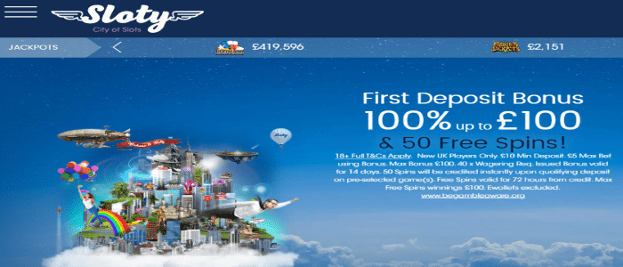Sloty casino 3 Sloty Casino