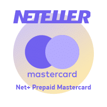 Neteller en Mastercard logo's Net+ Prepaid Mastercard-service