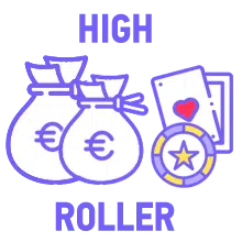 High roller casino logo High roller casino's in Nederland