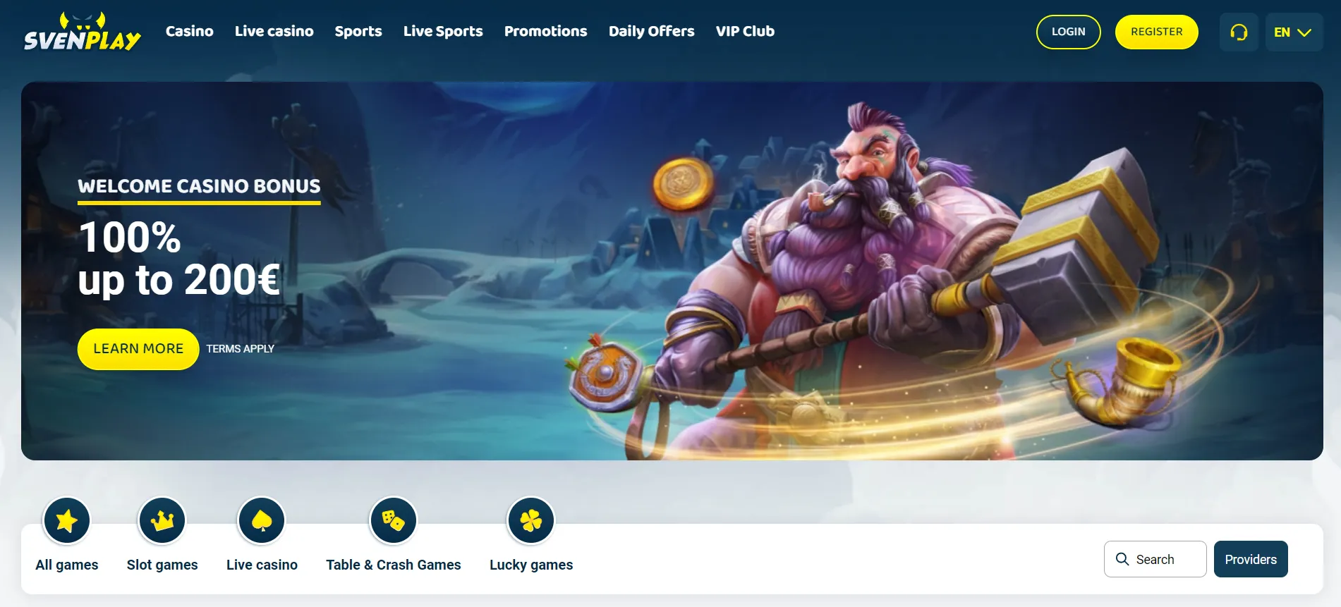 Rakoo-casino-lobby SvenPlay Casino Lobby