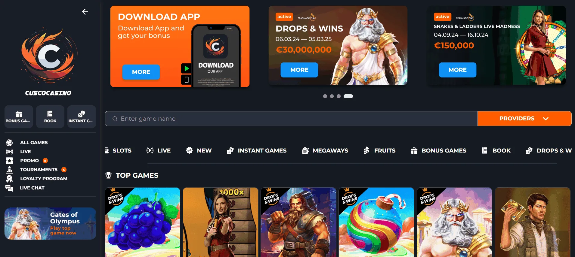 Cuscocasino Website Cuscocasino Startpagina