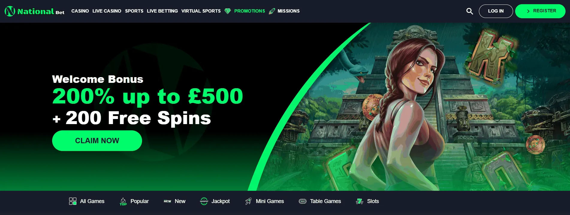 NationalBet Casino Website NationalBet Casino Homepage